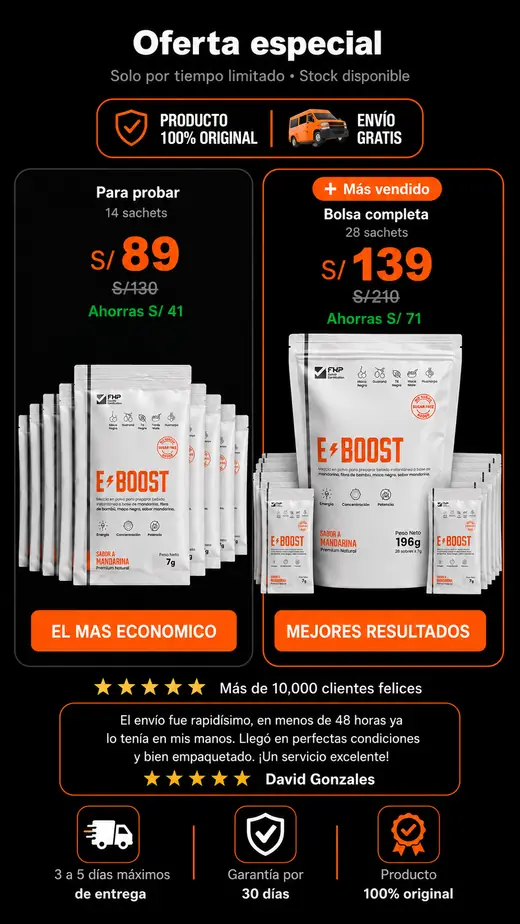 Oferta especial (con sellos de envío y garantía)