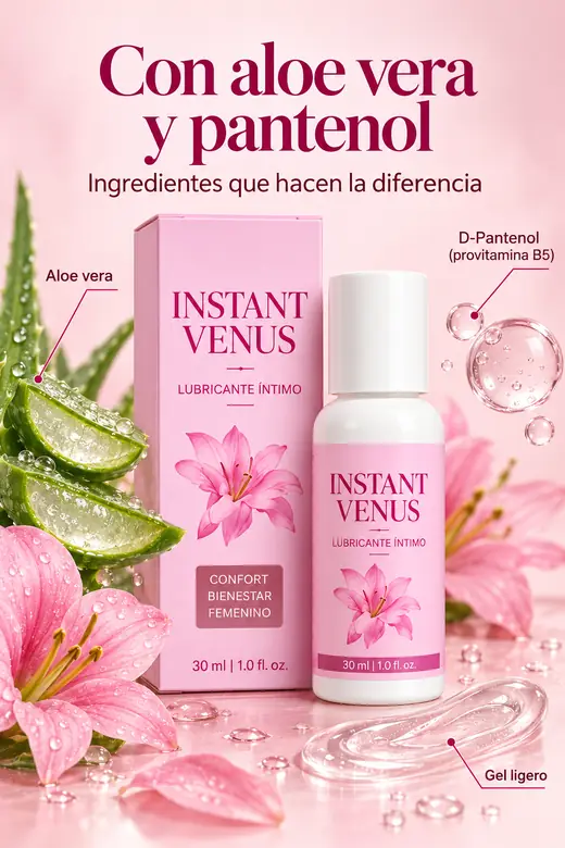 Con aloe vera y pantenol